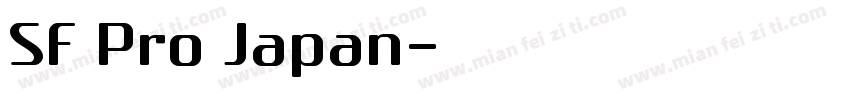 SF Pro Japan字体转换